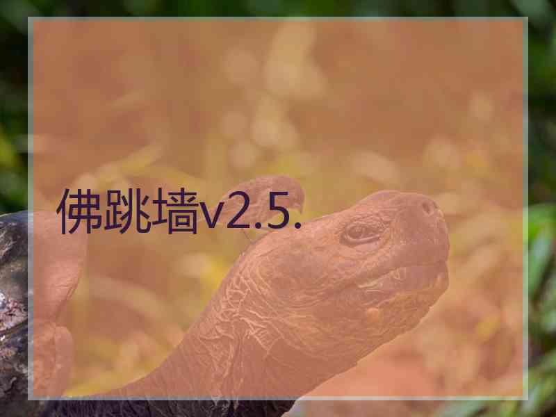 佛跳墙v2.5.