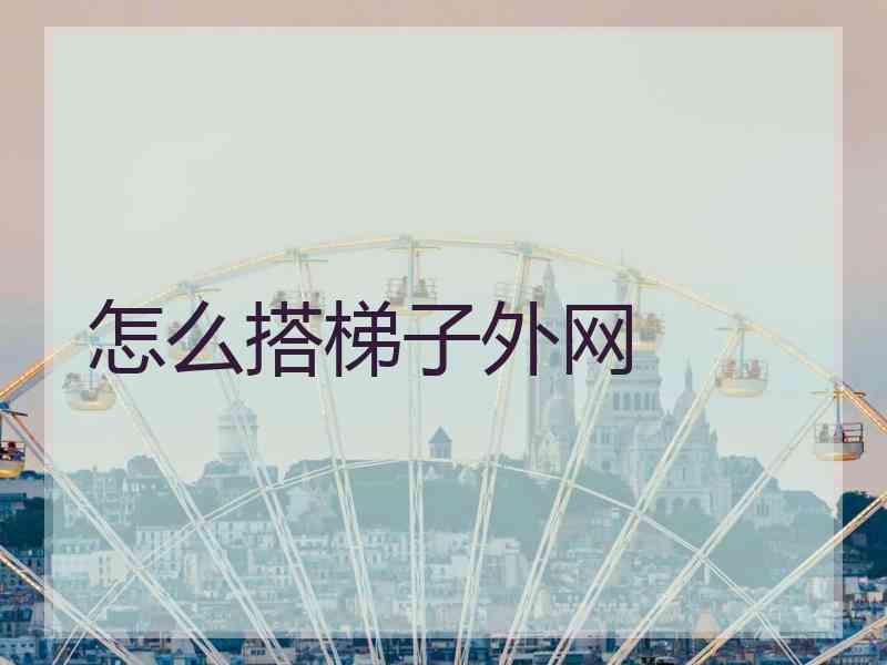 怎么搭梯子外网