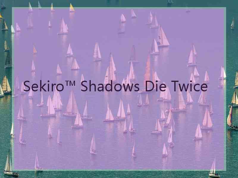 Sekiro™ Shadows Die Twice