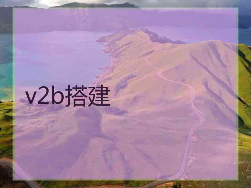 v2b搭建