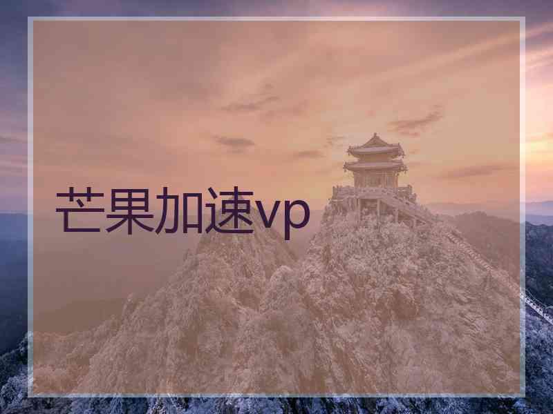 芒果加速vp