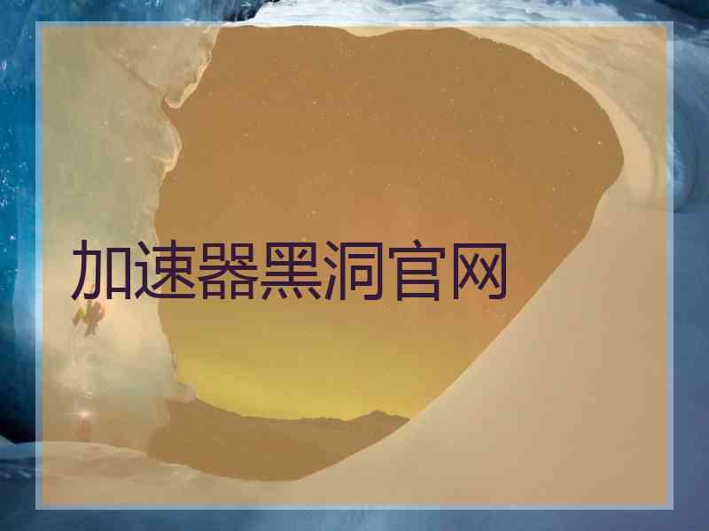 加速器黑洞官网