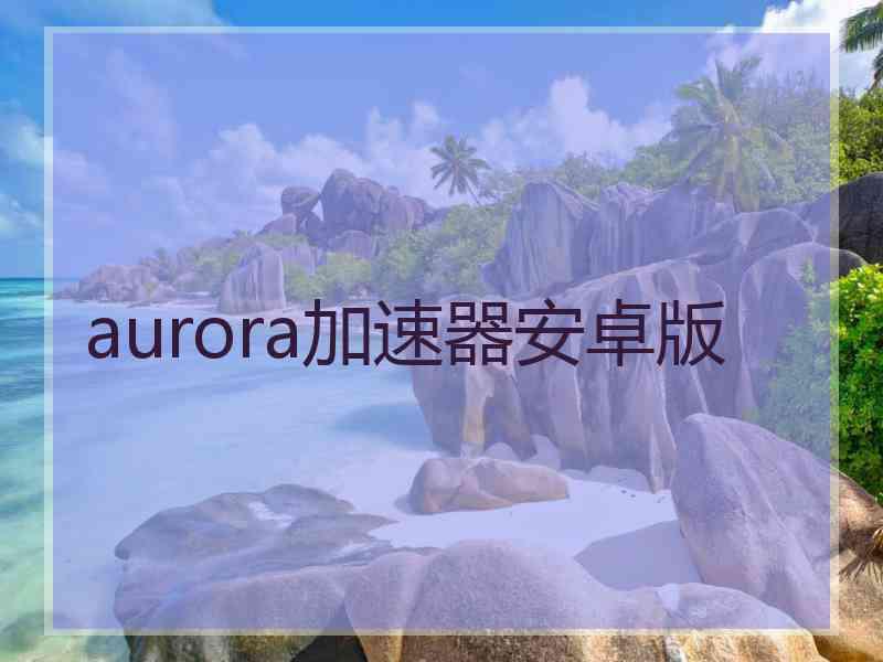 aurora加速器安卓版