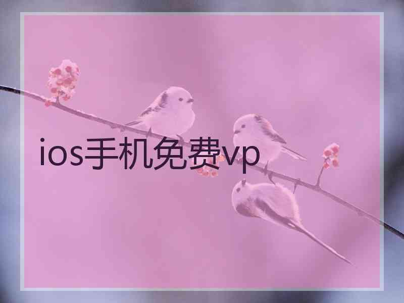 ios手机免费vp
