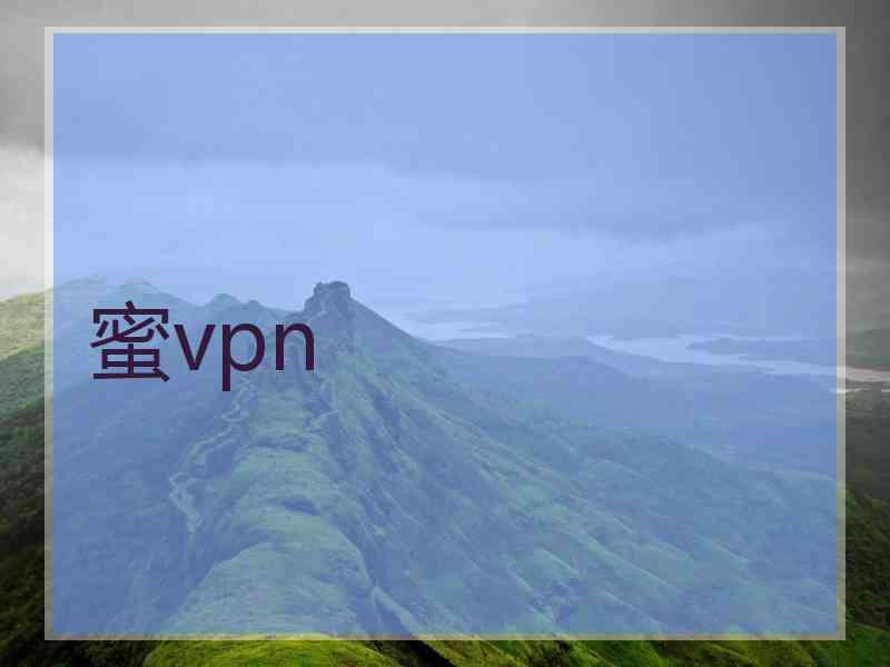 蜜vpn