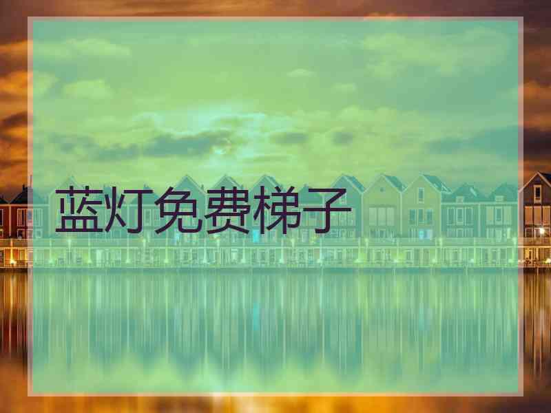 蓝灯免费梯子
