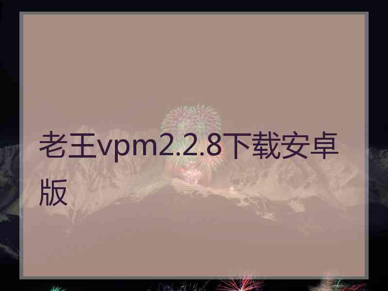 老王vpm2.2.8下载安卓版