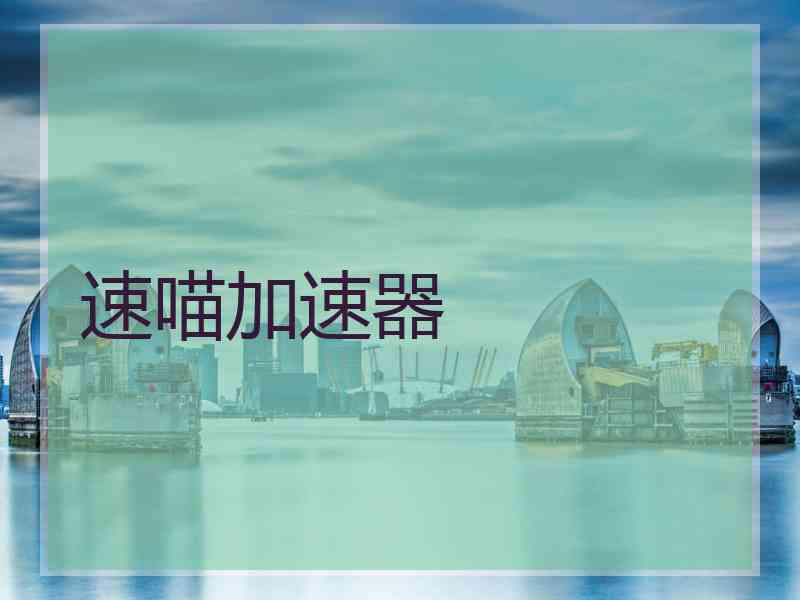 速喵加速器