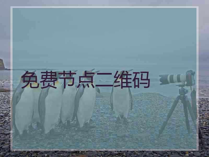 免费节点二维码