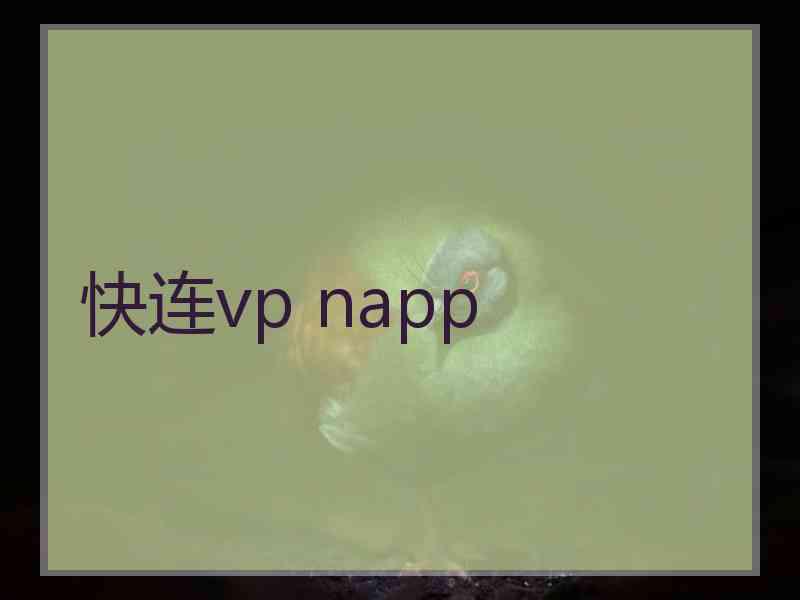 快连vp napp