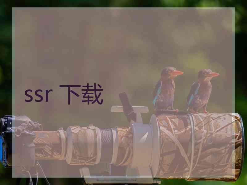 ssr 下载