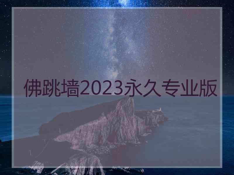 佛跳墙2023永久专业版