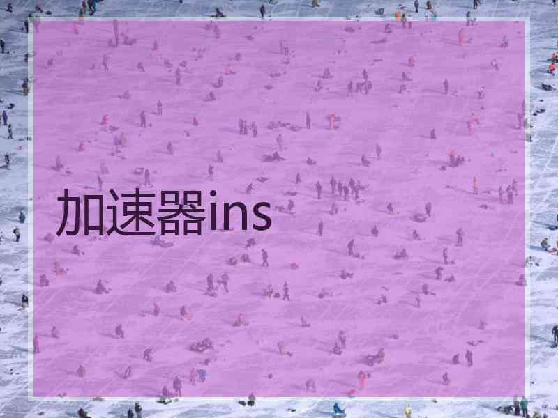 加速器ins