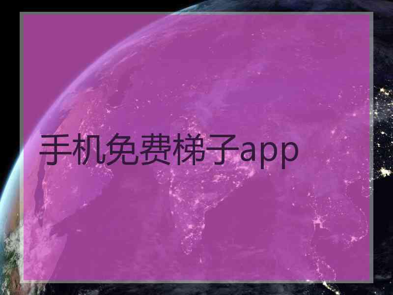 手机免费梯子app