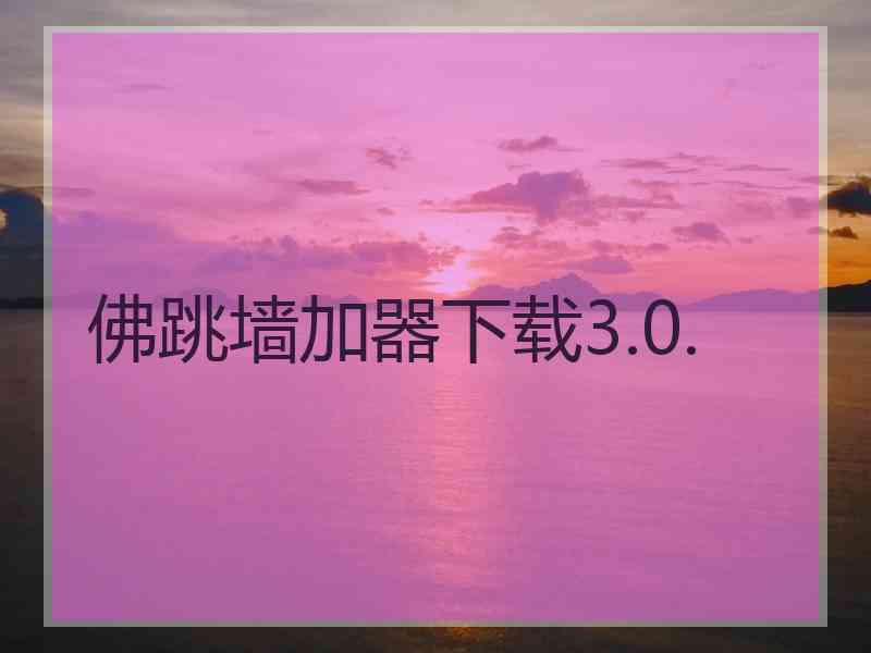佛跳墙加器下载3.0.