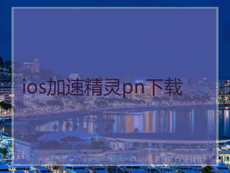 ios加速精灵pn下载