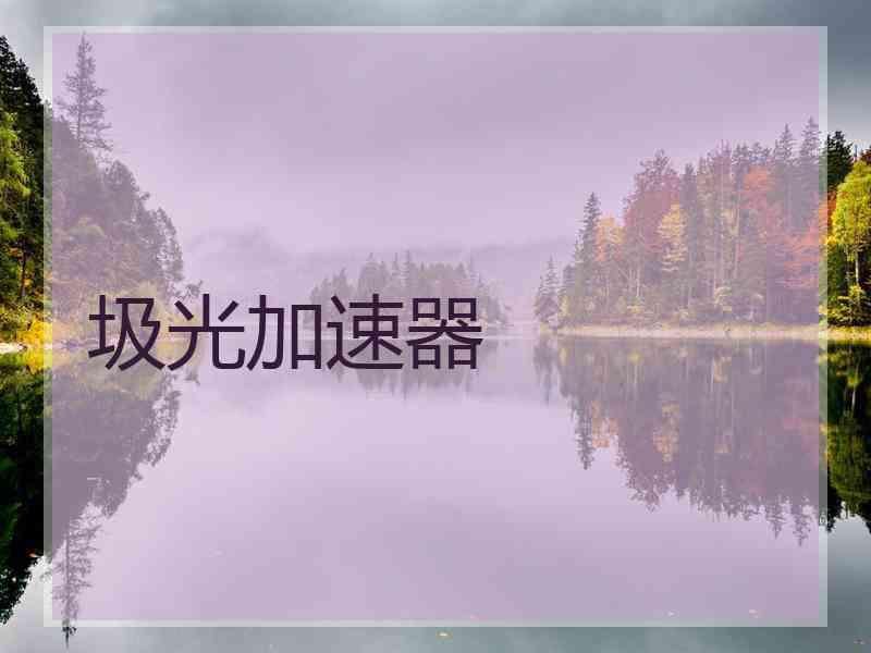 圾光加速器