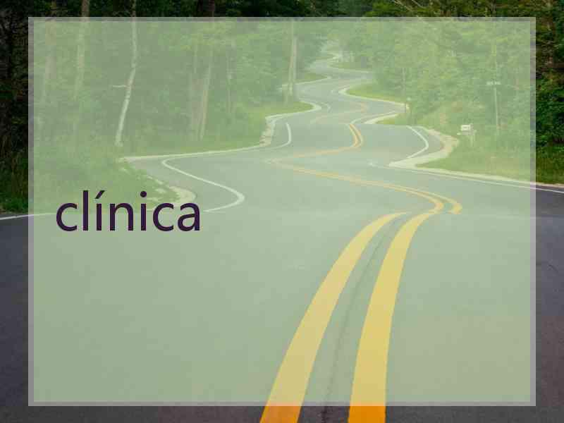 clínica