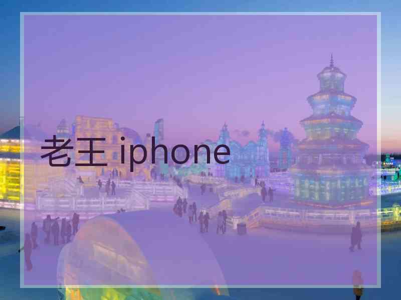 老王 iphone
