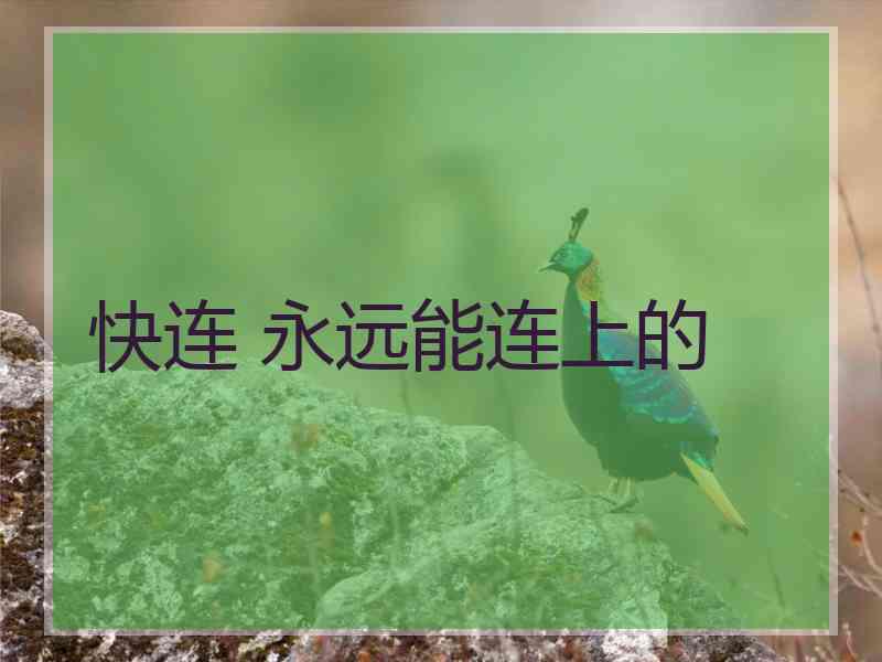 快连 永远能连上的