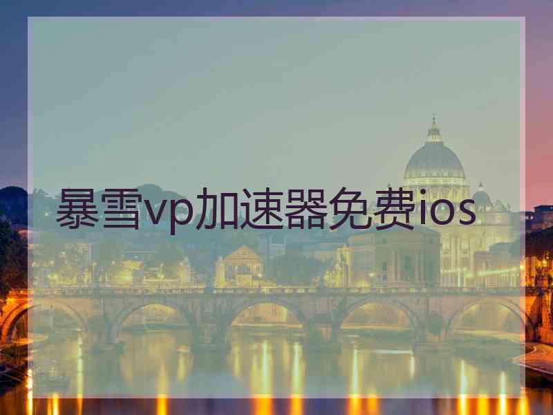 暴雪vp加速器免费ios