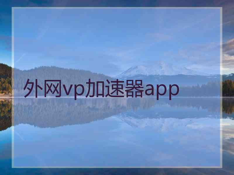 外网vp加速器app